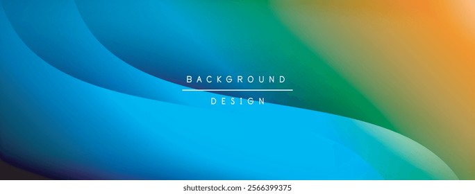 Bright rainbow style color gradient with curve round shape line background. Vector Illustration For Wallpaper, Banner, Illustration, landing page