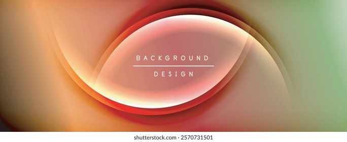 Bright rainbow style color gradient with curve round shape line background. Vector Illustration For Wallpaper, Banner, Illustration, landing page