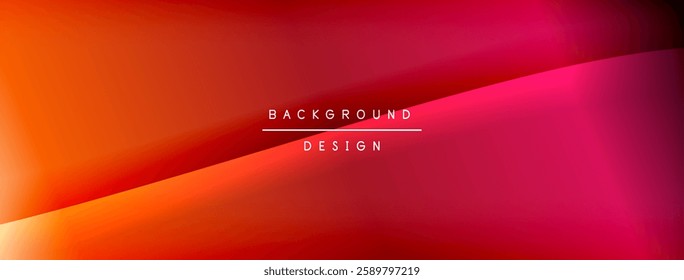 Bright rainbow style color gradient with curve round shape line background. Vector Illustration For Wallpaper, Banner, Illustration, landing page