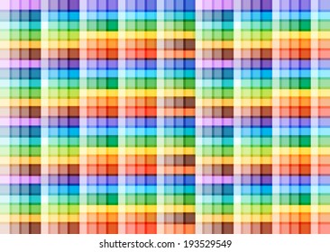 bright rainbow vector squares background