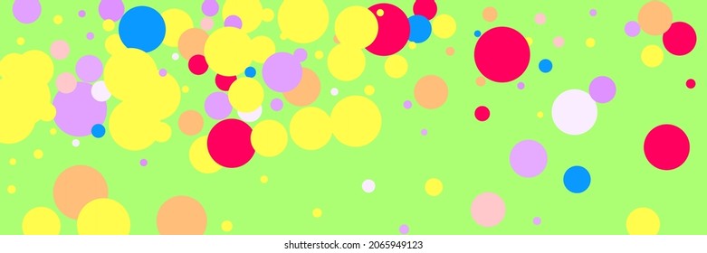 Bright Rainbow Vibrant Beige Kids Yellow Background. Purple Circles Pastel Dark Play Indigo Textile. White Blue Red Green Multicolor Background. Violet Vivid Pink Color Children Print.