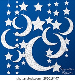 Bright Ramadan Kareem (Generous Ramadan) card in format