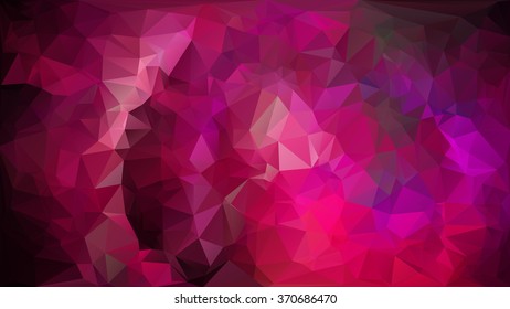Bright raspberry polygonal mosaic background, vector abstract illustration, creative business design templates. Low Poly. Endlessly repeating shapes.