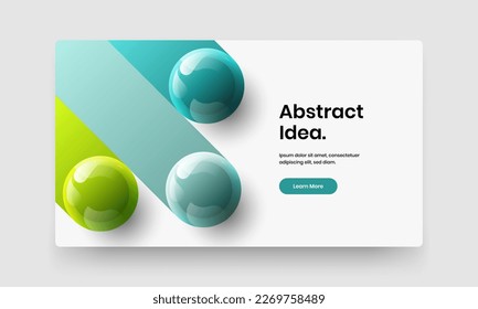 Diseño de la cubierta de bolas realistas y luminosas. concepto de vector de diseño de folletos de moda de la empresa.