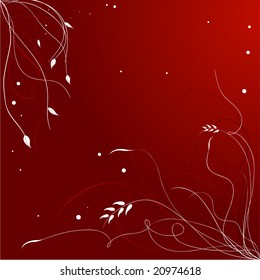 Bright red abstract background