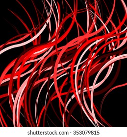 bright red abstract background