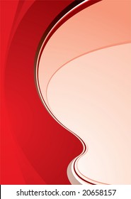 Bright red abstract background with room to add your own copy