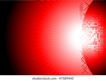 Fondo abstracto rojo brillante para el diseño