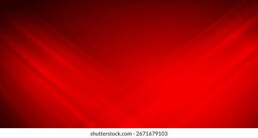 Bright Red Abstract Light Streak Background. Dynamic shapes composition eps 10.