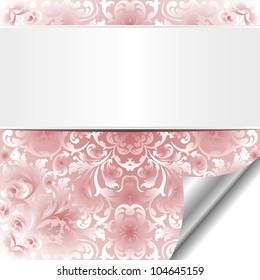 bright red background with ornaments