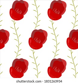 bright red color vector floral surface pattern.used for textiles printing,wallpaper,gift wraping ,scrap books and many.eps10 vector.