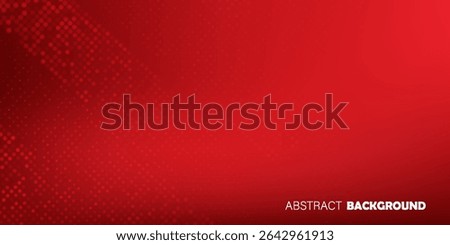 Bright Red Dotted Background. Vector EPS 10