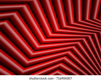 Bright red geometric background ,vector Illustration.4:3 format