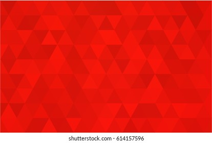 Bright Red Geometric Pattern Background