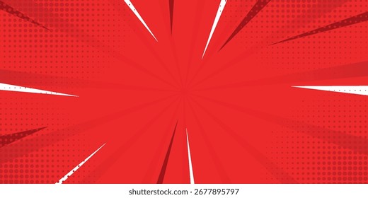 Bright red gradient abstract background