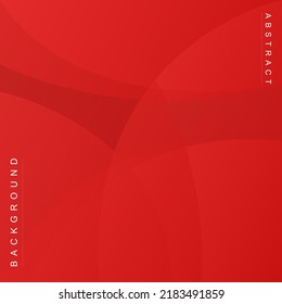 Helles Rot und luxuriöse moderne dynamische Formen abstrakter Hintergrund. Bearbeitbarer Strich. Vektorgrafik. EPS10.