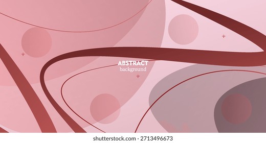 Fondo abstracto minimalista rojo brillante con Formas onduladas. Diseño fluido rojo en sombra. Concepto simple y moderno. Vector EPS10.