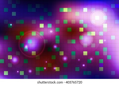 Bright red  mosaic color illustration. Vector. For design, presentation, wallpaper
