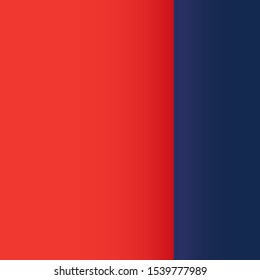 Bright Red & Navy Clean Modern Two Tone Graphic Background