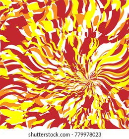 Fondo del Resumen de Incendios Rojo y Naranja Luminoso, Patrón de Llama, Fuego Estilizado, Fondo de Signo de Incendio, Fondo de Oleada Naranja Resumen de Luz Solar