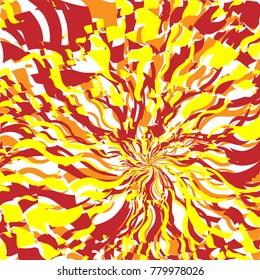 Bright Red and Orange Fire Abstract Background, Flame Pattern, Stylized Fire, Fire Sign Background, Sunlight Abstract Orange Wave Background