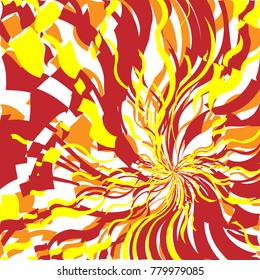 Bright Red and Orange Fire Abstract Background, Flame Pattern, Stylized Fire, Fire Sign Background, Sunlight Abstract Orange Wave Background