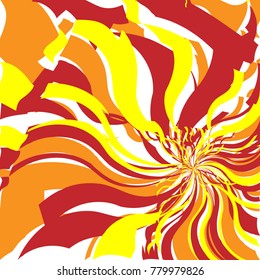 Bright Red and Orange Fire Abstract Background, Flame Pattern, Stylized Fire, Fire Sign Background, Sunlight Abstract Orange Wave Background