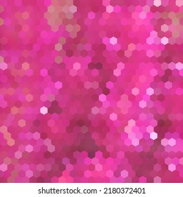 fondo hexágono rojo brillante y rosa. plantilla de diseño creativo.