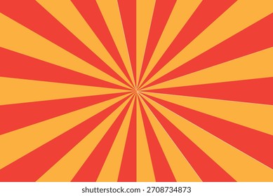 Fundo abstrato vermelho brilhante do estouro do sol.