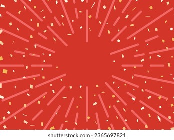 Bright Red Sunburst Background Texture Vector