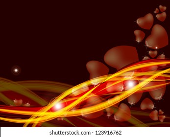 bright red valentine's day backdrop with copy space. Eps10