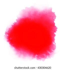 bright red watercolor background