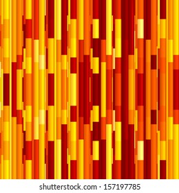 Bright red and yellow stripes abstract vector background