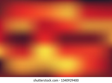 bright red yeloow blur background