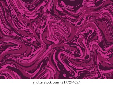 Bright Repeat Aqua Vector Agate. Violet Purple Decoration Paint Ink. Magenta Seamless Liquid Graphic Pattern. Light Purple Gouache Vector Water. Seamless Texture.