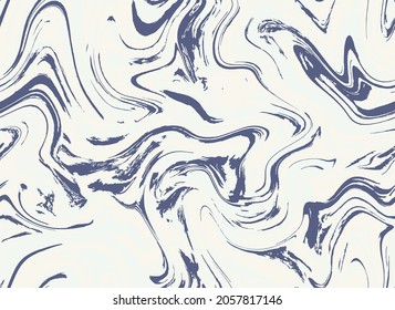 Bright Repeat Fluid Paint Pattern  Pastel Seamless Acrylic Vector Texture  White Seamless Aqua Graphic Print  Black Repeat Modern Vector Wave  Repeat Wallpaper 