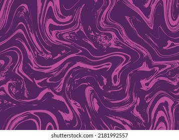 Bright Repeat Liquid Paint Wallpaper. Colorful Purple Fashion Vector Illustration. Pink Seamless Vintage Graphic Pattern. Pastel Seamless Decoration Graphic Marble. Repeat Wave.