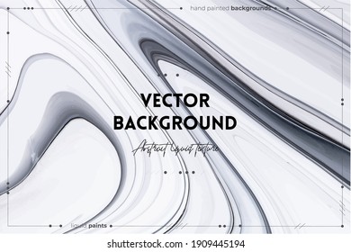 Bright resin art abstract background. Multicolor marble surface, mineral stone texture. Black and white paint mix wallpaper. Fluid, color liquid flow effect. Watercolor, acrylic waves, swirls.