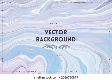 Bright resin art abstract background. Multicolor marble surface, mineral stone texture. Violet, orange and blue paint mix wallpaper. Fluid, color liquid flow effect. Watercolor, acrylic waves, swirls.