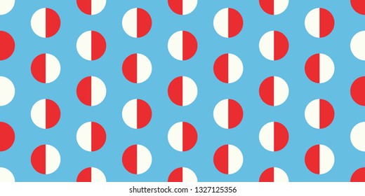 Bright Retro Wallpaper, Pool Party Background, Summer Colors Backdrop, Repeating Pattern, Seamless Vector Wall Paper