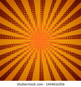 bright and rich background in pop art style