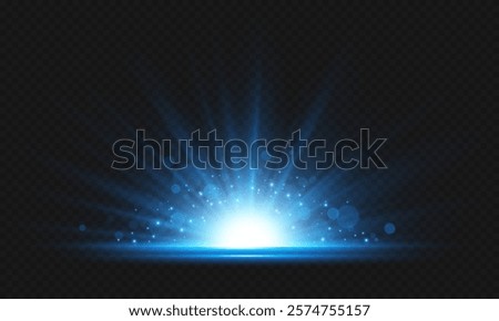 Bright saturated light equipped with glare flash rays displays your background , vector , sunbeam. 