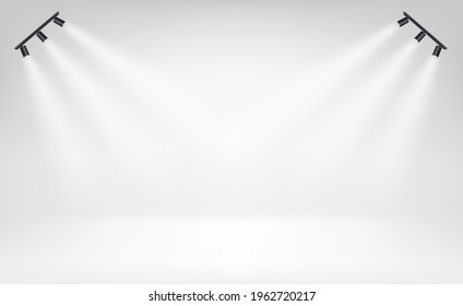 Luminosa escena con luces puntuales. Plantilla para su diseño