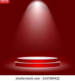 Bright scene, winner's place