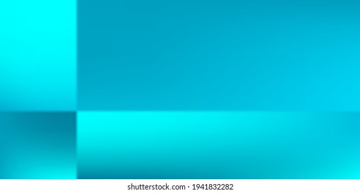 Bright Sea Turquoise Trendy Screens Background. Blank Empty Blue Modern Design Backdrop. Modern Aqua Azure Water Gradient Mesh Illustration. Dark Ocean Vibrant Watercolor Colorful Blurred Texture.
