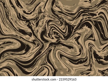 Bright Seamless Aqua Vector Background. Brown Repeat Creative Paint Illustration. Light Seamless Fabric Graphic Wave. Vintage Repeat Liquid Graphic Pattern. White Repeat Ebru.