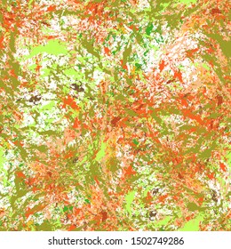 Bright seamless background / pattern. Paint splashes, colorful strokes. Vector.