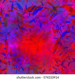 Bright seamless background. Red and purple texture for fabric, home decor, packaging design. Watercolor effect. 