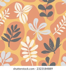 Bright Seamless Classic Bloom Decor Vector. Purple Endless Doodle Isolated Lines, Seamless Wallpaper. Vivid Repetitive Fashion Tree Watercolor Art. 