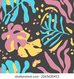 Vector De Tejidos Sencillos Y Luminosos Y Contemporáneos. Decoración Trópica De Color Blanco Continuo Y Sensación De Marea. Colorido Papel De Moda Sin Pañado. 